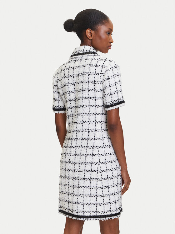 KARL LAGERFELD KARL LAGERFELD Rochie tricotată A3W13031 Écru Regular Fit