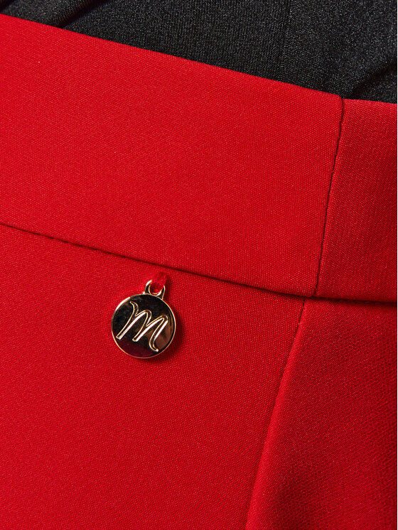 Maryley Maryley Hlače 24IB52Z/M19/43MA Crvena Regular Fit