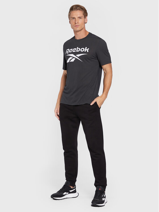 Reebok Reebok Tehnička majica Workout Ready HI3925 Crna Regular Fit