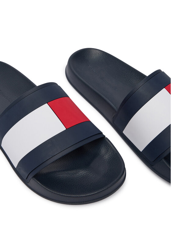 Tommy Hilfiger Tommy Hilfiger Klapki Core Hilfiger Flag Pool Slide FM0FM05798 Niebieski