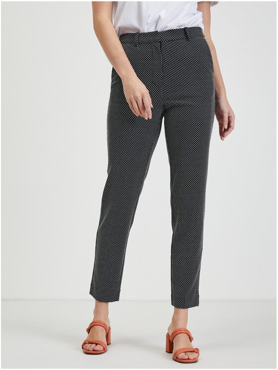Orsay Orsay Spodnie damskie 390304-660000__38 Czarny Regular Fit