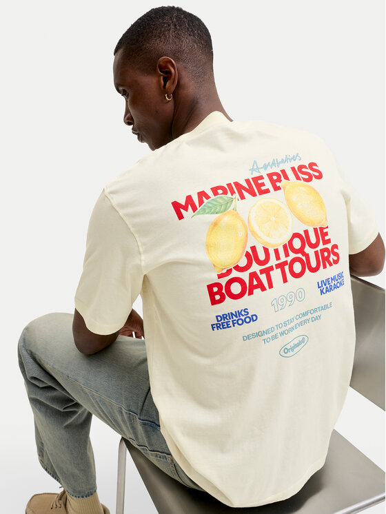Jack & Jones Jack & Jones T-Shirt Riviera 12295202 Κίτρινο Regular Fit