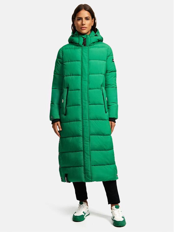 Navahoo Navahoo Kurtka zimowa Isalie Zielony Regular Fit