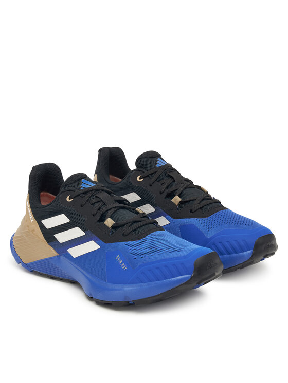 adidas adidas Взуття для бігу Terrex Soulstride RAIN.RDY Trail JR7068 Голубий