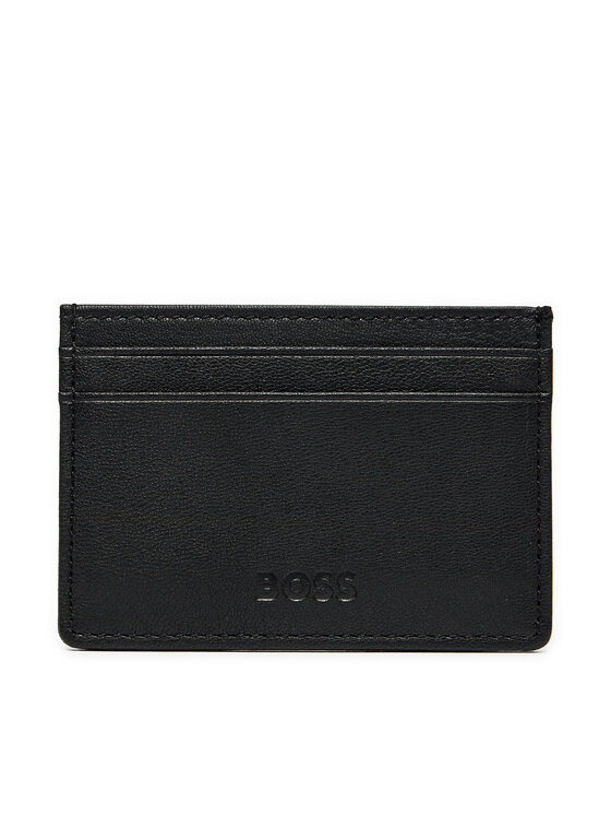 BOSS Boss Pouzdro na kreditní karty Crew Card Holder 50492439 Černá