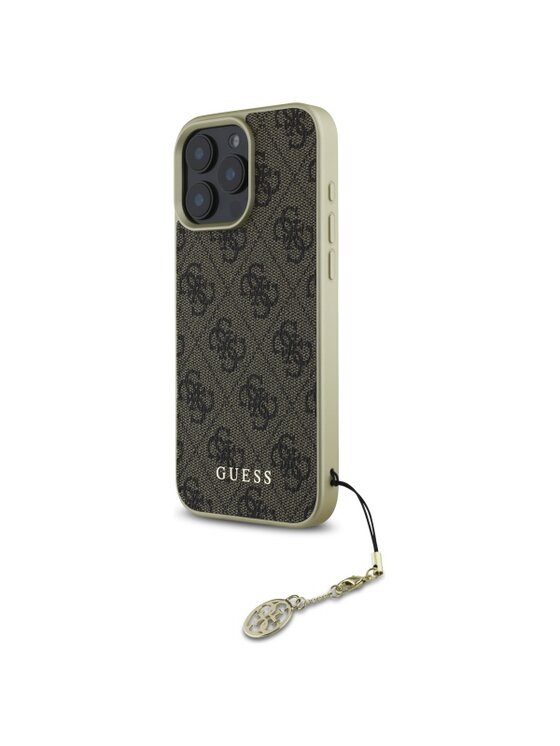 Etui na telefon Guess, Brązowe, iPhone 16 Pro Max