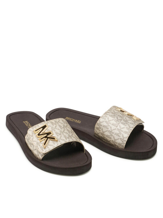 MICHAEL Michael Kors MICHAEL Michael Kors Шльопанці Mk Slide 40R2MKFA4B Золотий