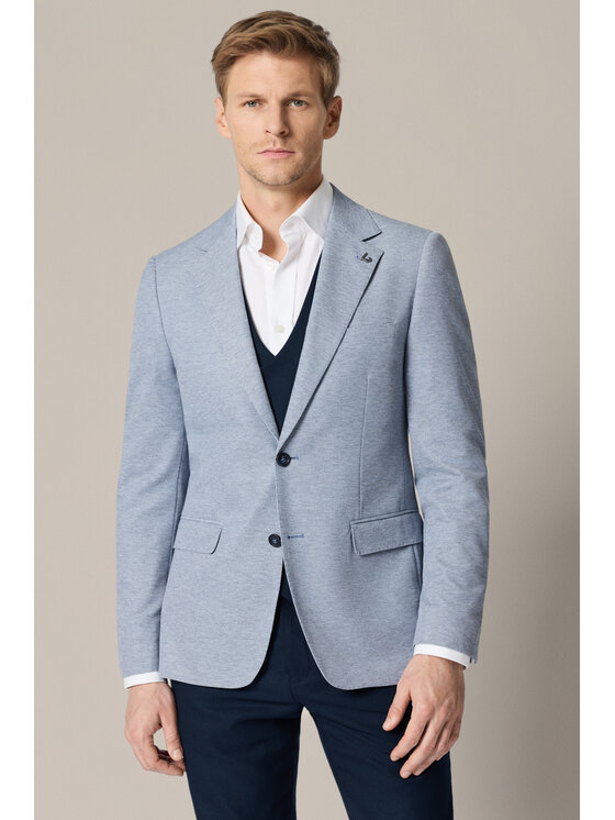 Lancerto Lancerto Marynarka Deruta MA131126000015 Granatowy Regular Fit