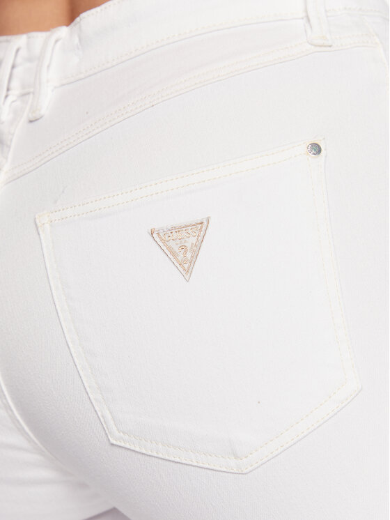 Guess Guess Jeans 1981 Capri W3GA91 D4DN1 Bianco Skinny Fit
