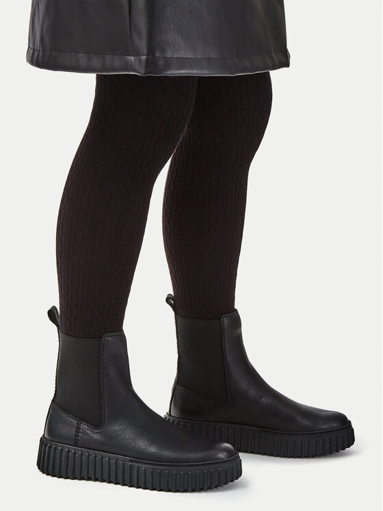 Clarks Clarks Gležnjarji Chelsea Torhill Maple 26173858 Črna