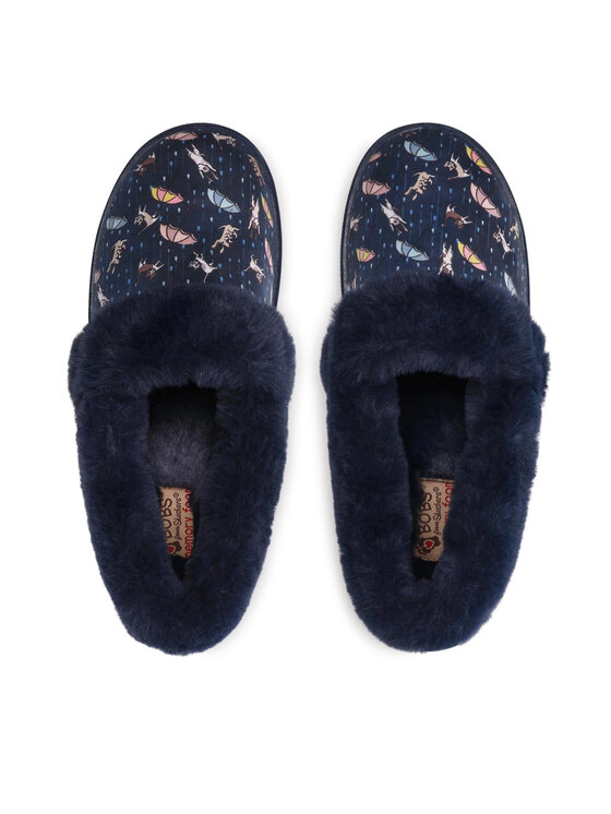 Skechers Skechers Kapcie BOBS Movie Night 113486/NVMT Granatowy