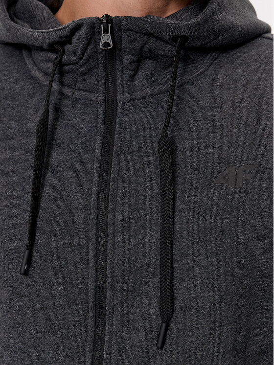 4F 4F Суитшърт 4FAW23TSWSM695 Сив Regular Fit