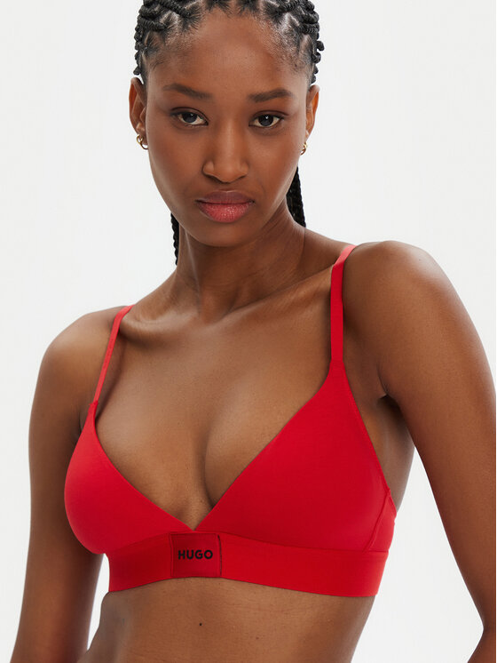 HUGO HUGO Bralette krūšturis Red Label 50503098 Sarkans