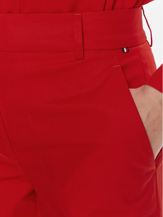 Tommy Hilfiger Tommy Hilfiger Чино панталони WW0WW40504 Червен Straight Fit