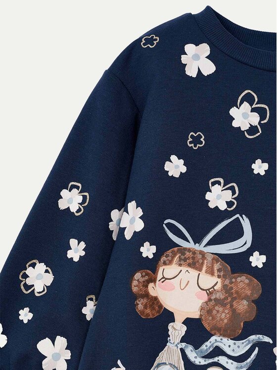 Mayoral Mayoral Трикотажна сукня 4933 Cиній Regular Fit