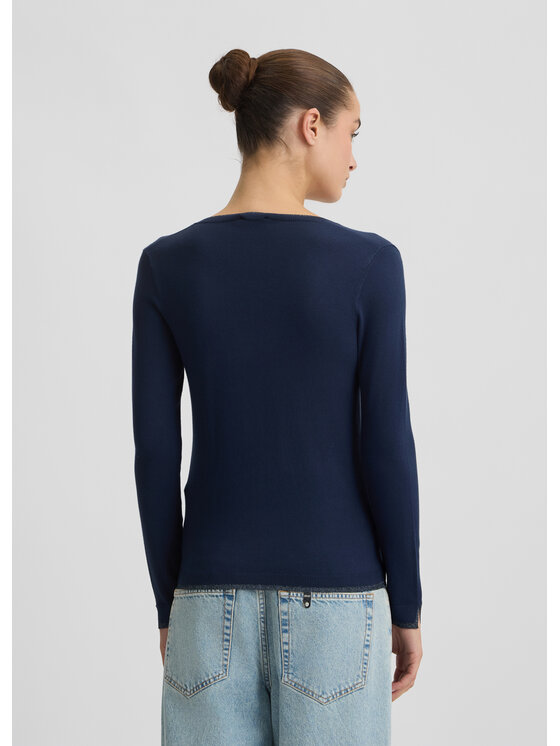 Liu Jo Liu Jo Sweter WXX053MS49I93921 Błękitny Regular Fit