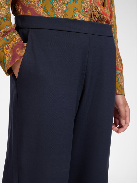 Elena Mirò Elena Mirò Pantaloni di tessuto P813Z000211N034 Blu Flare Fit