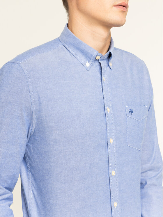 Marc O'Polo Marc O'Polo Marškiniai 020 7501 42494 Tamsiai mėlyna Shaped Fit