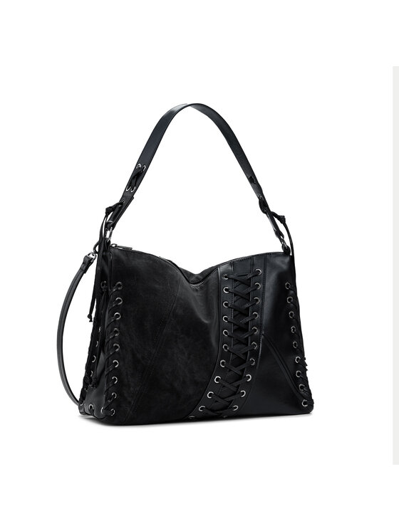 Desigual Desigual Torbica Tango Patch Lei 25WAXP79 Crna