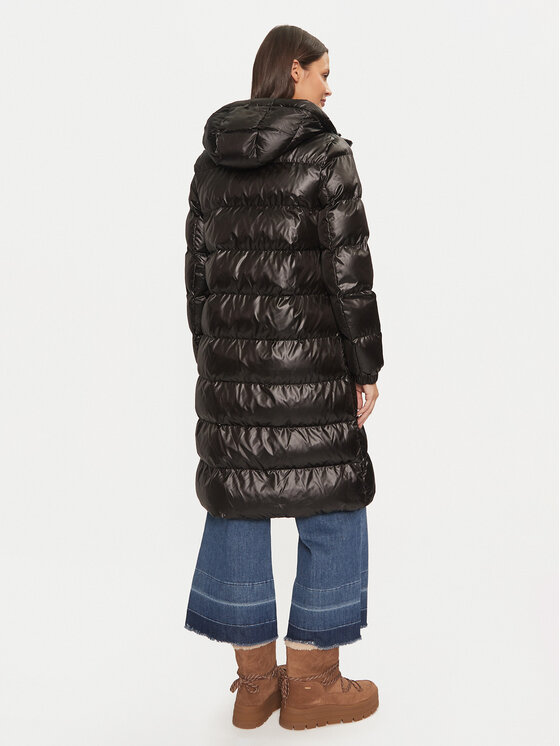 Geox Geox Зимно яке Backsie W4628H T2843 F9000 Черен Regular Fit