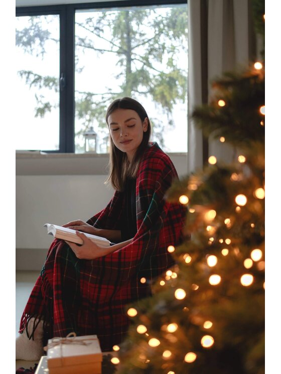 White pocket White pocket Koc w kratę Czerwony