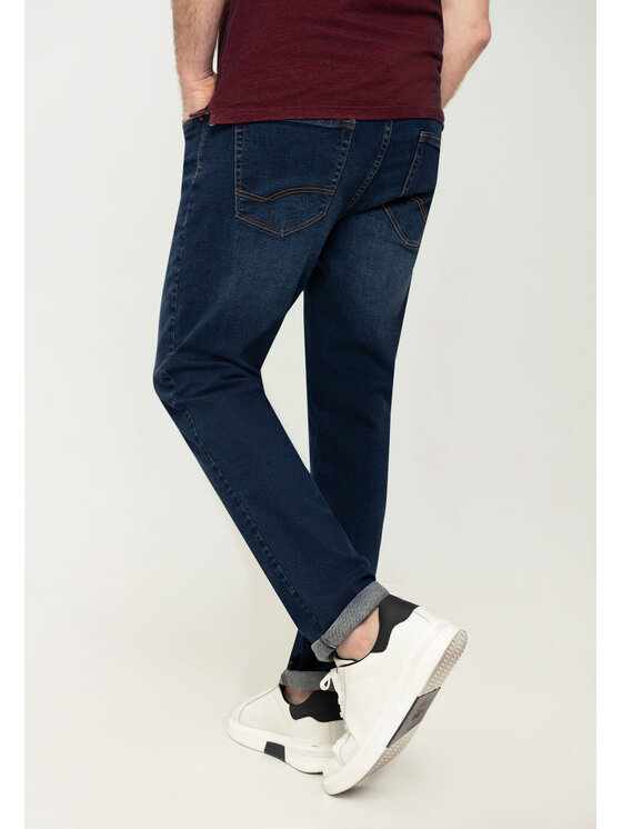 Volcano Volcano Jeansy D-JERRY 48 Niebieski Regular Fit