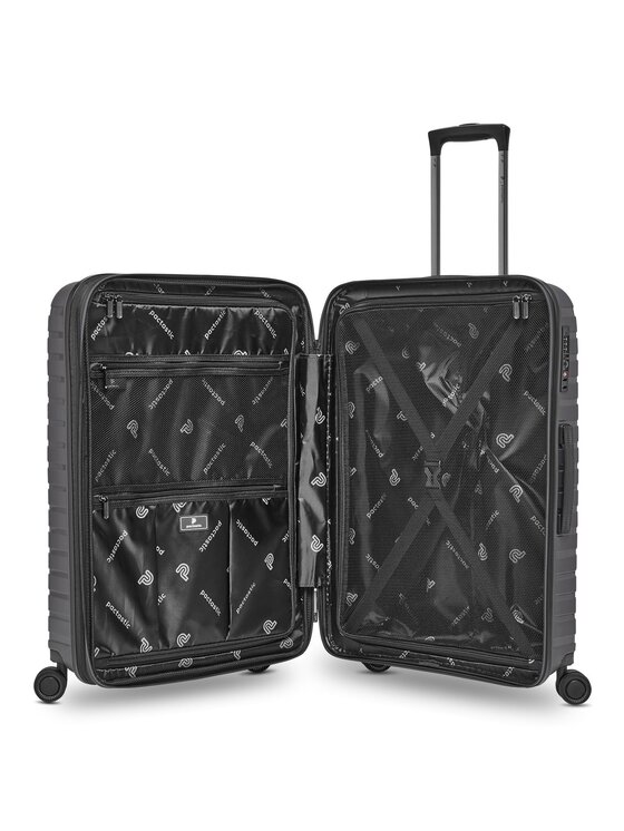 Pactastic Pactastic Komplet walizek 292588 Szary