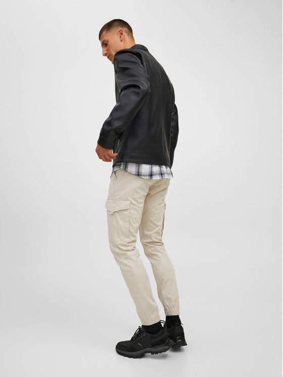 Jack&Jones Jack&Jones Jakna od imitacije kože Rocky 12223141 Crna Regular Fit