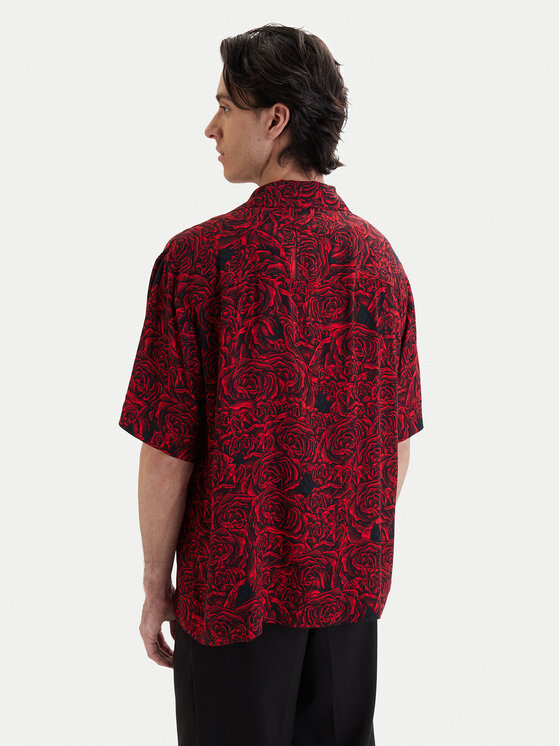 HUGO HUGO Ing Espino 50560596 Piros Relaxed Fit