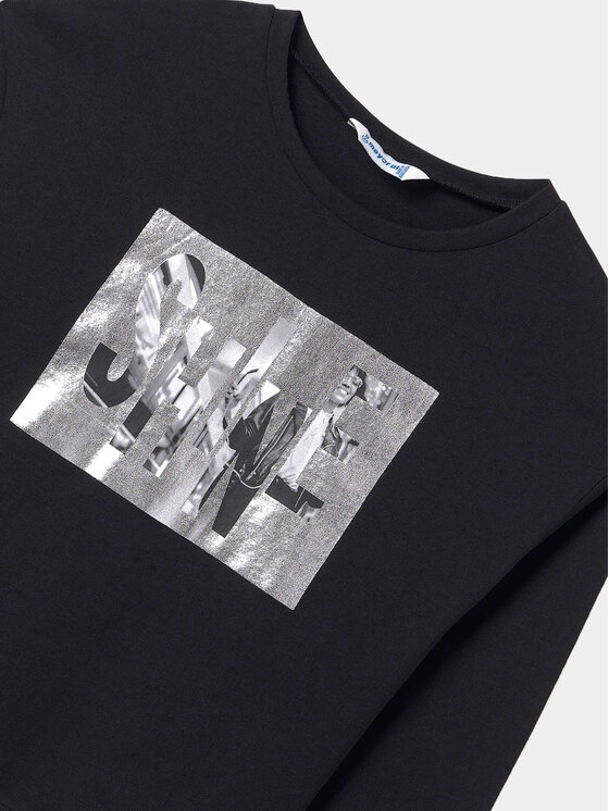 Mayoral Mayoral Bluza 7.054 Črna Regular Fit