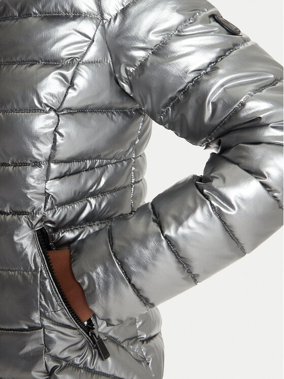 Morgan Morgan Kurtka zimowa 242-GELOLA Srebrny Regular Fit