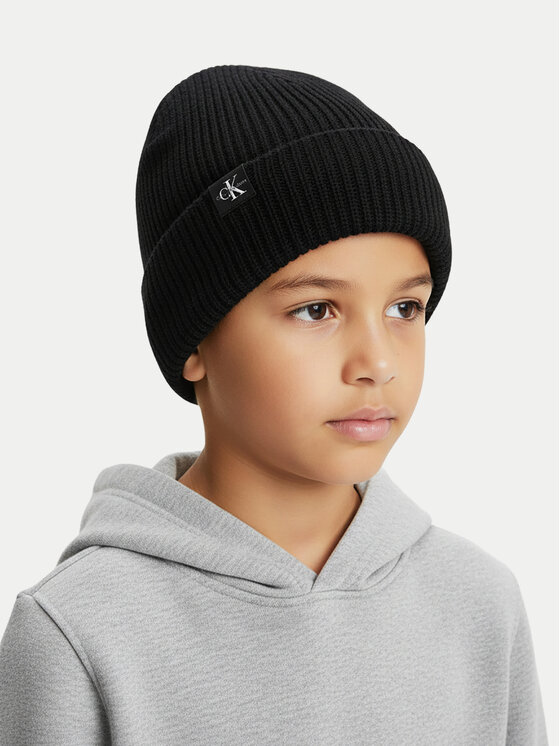 Calvin Klein Jeans Calvin Klein Jeans Czapka Monogram IU0IU00440 Czarny