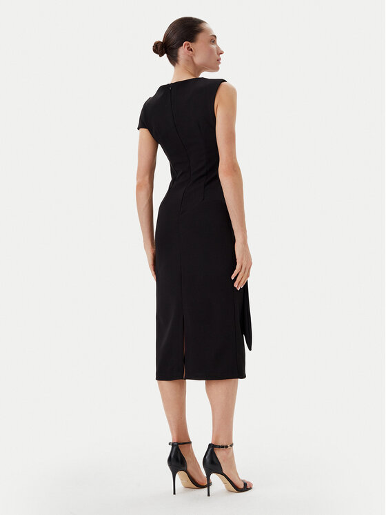 Rinascimento Rinascimento Kokteilinė suknelė CFC0019923002 Juoda Regular Fit