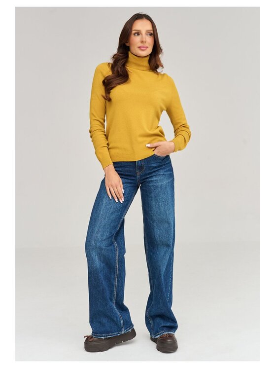 Makadamia Makadamia Golf C106 Żółty Loose Fit