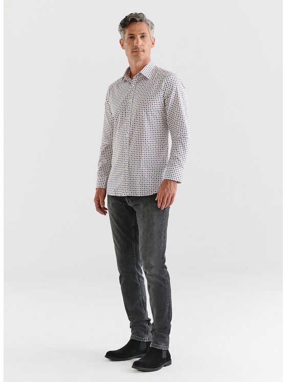 Pako Lorente Pako Lorente Koszula P23WF-1X-018 Biały Slim Fit