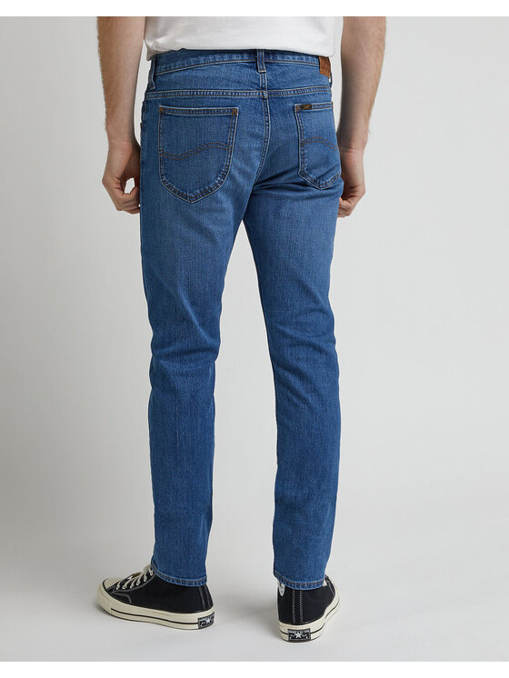 Lee Lee Jeansy RIDER Niebieski Slim Fit