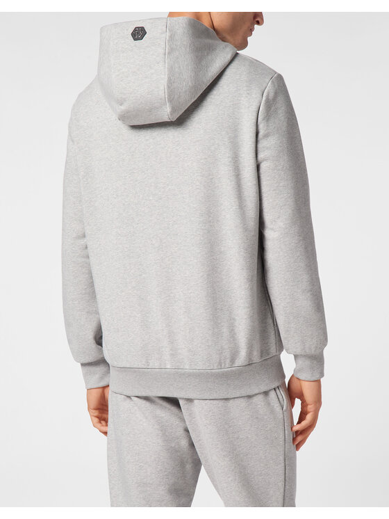 PHILIPP PLEIN PHILIPP PLEIN Mikina 15005 Sivá Regular Fit