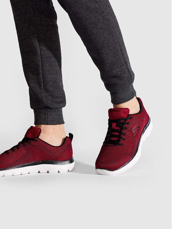 Skechers Skechers Sneakers Brisbane 232057/RDBK Vișiniu