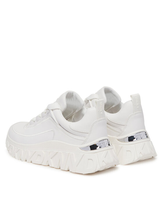 DKNY DKNY Sneakersy Lacombe K1522639 Biela