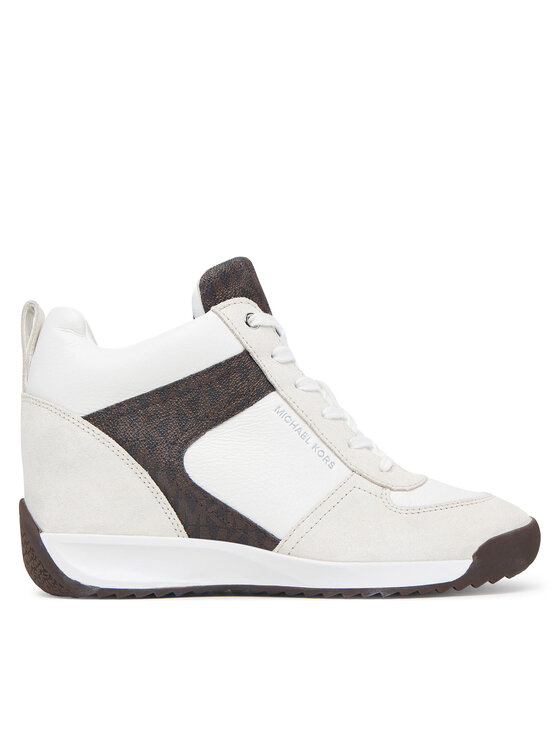 MICHAEL Michael Kors MICHAEL Michael Kors Sneakersy Nikko S2 Wedge Trainer 43F6NKFS4S Bílá