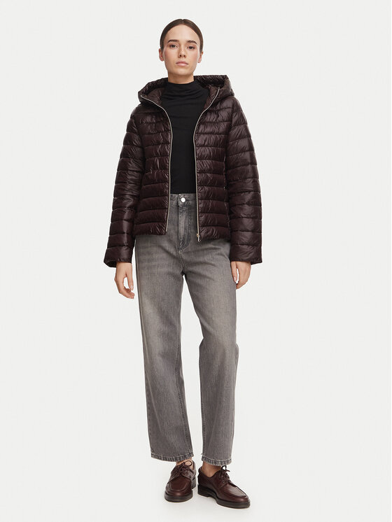 Marella Marella Μπουφάν μεταβατικό Oncia 2625486081 Σκούρο καφέ Regular Fit
