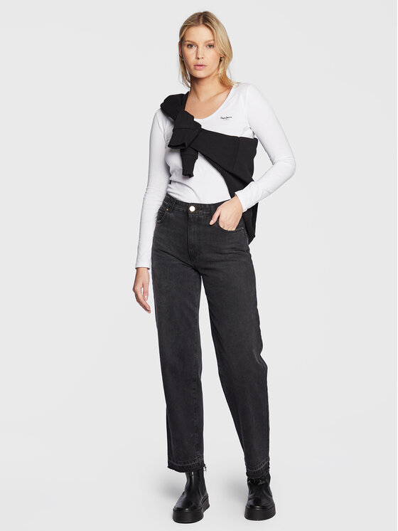 Pepe Jeans Pepe Jeans Bluse Corine PL505306 Weiß Regular Fit