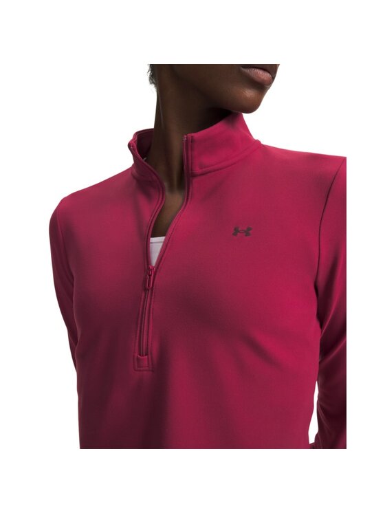 Under Armour Under Armour Bluza techniczna 6013775 Czerwony ciemny Slim Fit