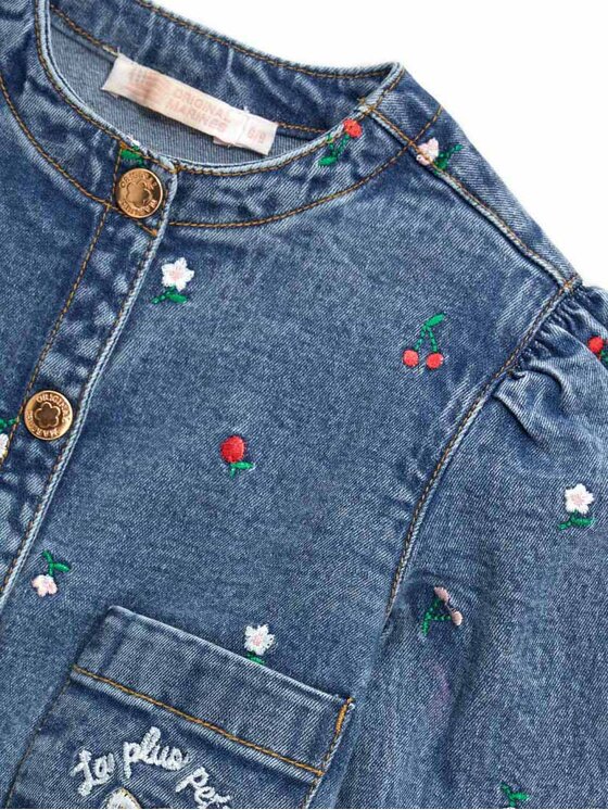 Original Marines Original Marines Jeansjacke DFP1003NF Blau Regular Fit