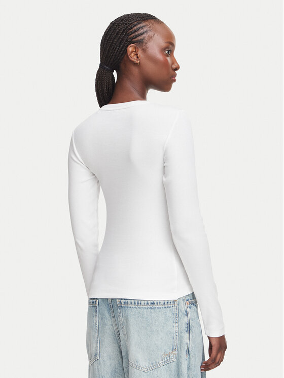 Guess Jeans Guess Jeans Särkpluus W6YP14 K3821 Valge Slim Fit