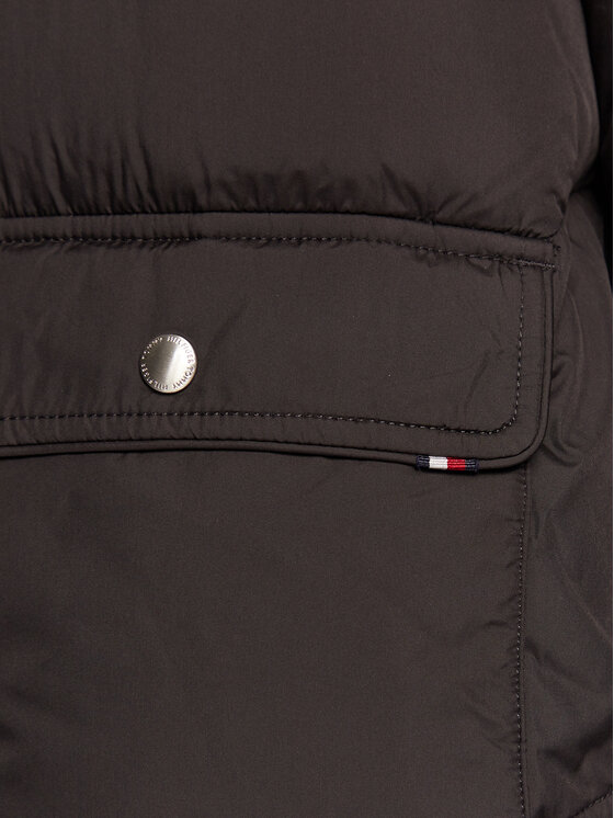 Tommy Hilfiger Tommy Hilfiger Giubbotto invernale Chevron Sorona WW0WW36211 Nero Relaxed Fit