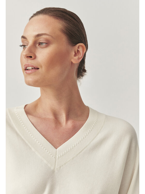 TATUUM Tatuum Sweter ASEL Écru Classic Fit