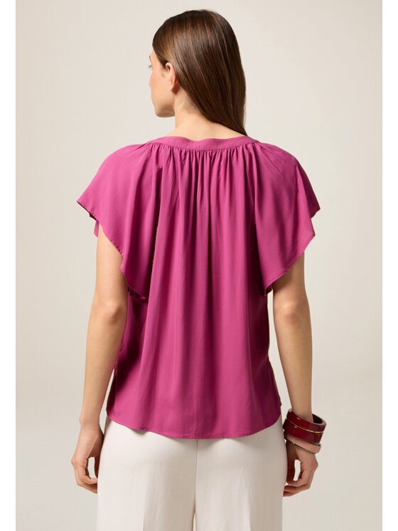 Oltre Oltre Blusa 2480J000718N019 Bordeaux Regular Fit