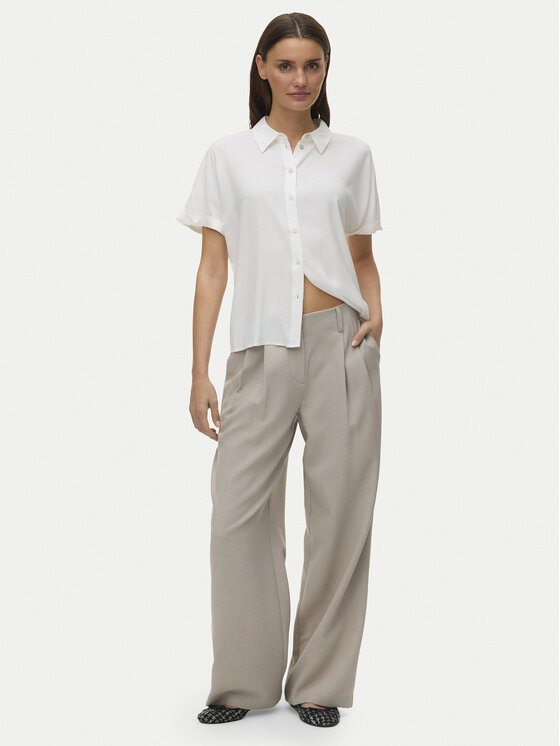 Vero Moda Vero Moda Hemd Alice 10342668 Weiß Regular Fit