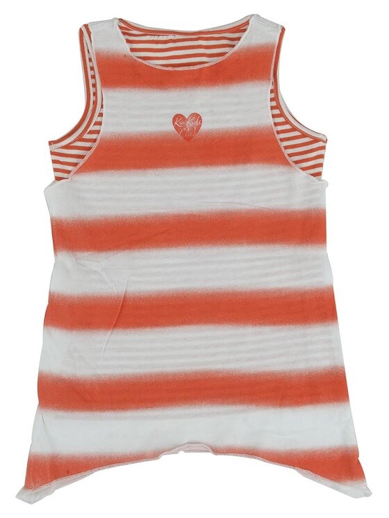 Kanz Kanz Bluzka 1514261-0001 Pomarańczowy Basic Fit